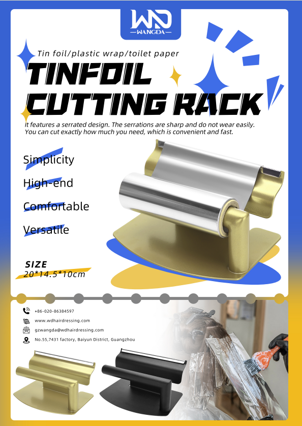 Salon Tool for Efficient Aluminum Foil Cutting